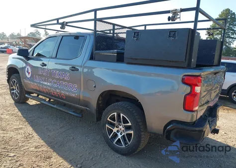 2021 Chevrolet Silverado 1500 4Wd Short Bed Custom Trail Boss из США, поврежденный, VIN 1GCPYCEL7MZ260456